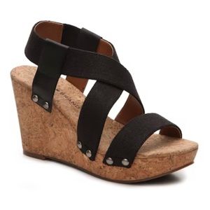 Lucky Brand Cork Wedge Sandals